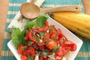 Tomatensalade met ui