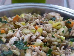 Eenpansgerecht Eenpansgerecht met kip