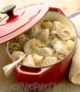 Hoe maak je kalfsfricassee van Jeroen Meus — snel & paleo Kalfsfricassee Jeroen Meus